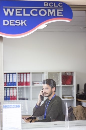 welcome desk welcome desk